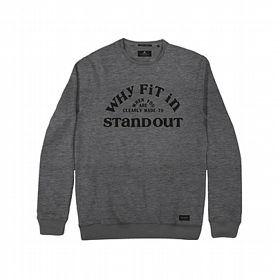 Φούτερ Μπλούζα Sweatshirt σε γκρί χρώμα