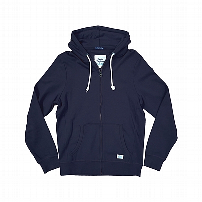Ανδρική ζακέτα φούτερ με κουκούλα hoodie σε μπλε χρώμα