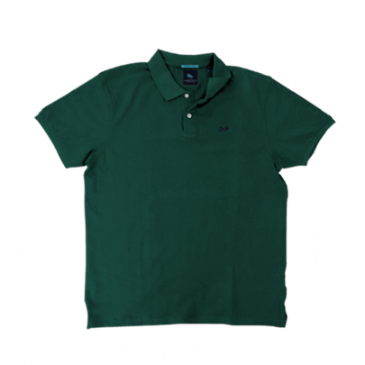 Ανδρική μπλούζα Polo πικέ σε πετρόλ χρώμα