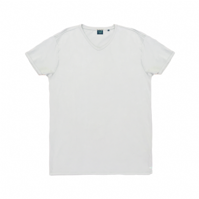 T-Shirt V-neck σε άσπρο χρώμα
