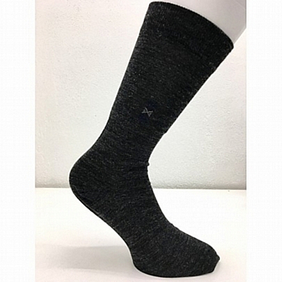 Κάλτσα ανδρική μερσεριζέ σε γκρι ανθρακί Κάλτσα ανδρική μερσεριζέ σε γκρι ανθρακί