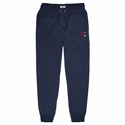 Ανδρικό παντελόνι Terry Fleece σε μπλε σκούρο χρώμα