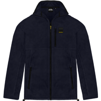 Aνδρική ζακέτα FLEECE σε μπλέ σκούρο χρώμα