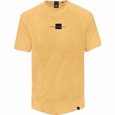 Ανδρικό T-SHIRT Reglan sleeve Flama σε κίτρινο χρώμα