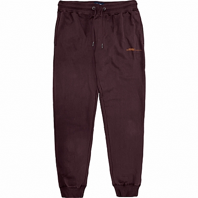 Ανδρικό παντελόνι φούτερ Terry Fleece σε μπορντό χρώμα Ανδρικό παντελόνι φούτερ Terry Fleece σε μπορντό χρώμα