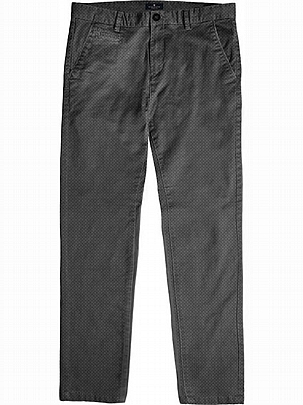 Παντελόνι Chinos All Over Print σε γκρι σκούρο