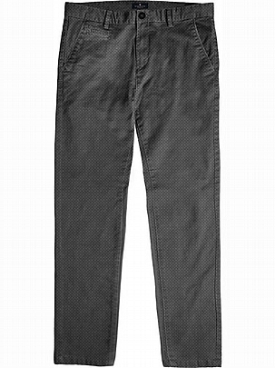 Παντελόνι Chinos All Over Print σε γκρι σκούρο