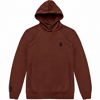 Ανδρική μπλόυζα φόυτερ (terry fleece) με φερμουάρ στις τσέπες σε χρώμα κεραμιδί Ανδρική μπλόυζα φόυτερ (terry fleece) με φερμουάρ στις τσέπες σε χρώμα κεραμιδί