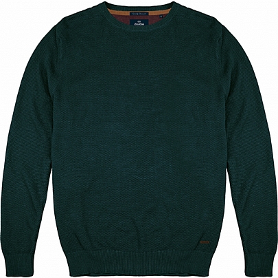 Ανδρικό πουλόβερ πλεκτό (καλαμπόκι) σε κυπαρισσί χρώμα