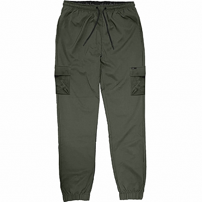 Tech fabric jogger παντελόνι με εξωτερικές τσέπες σε χακί Tech fabric jogger παντελόνι με εξωτερικές τσέπες σε χακί
