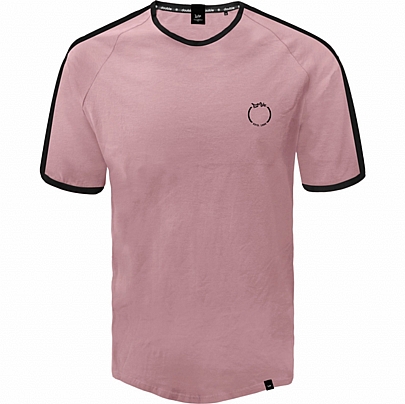 Ανδρικό μπλουζάκι ρεγκλάν σε ροζ χρώμα
