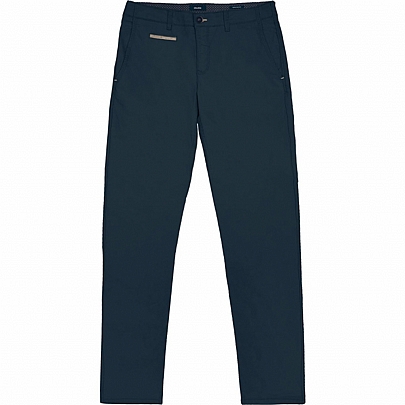 Chinos παντελόνι Special Fabric σε χρώμα μπλέ σκούρο