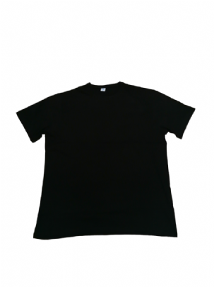 Απλό T-Shirt λαιμόκοψη σε μαύρο
