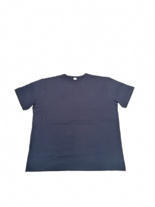 Απλό T-Shirt λαιμόκοψη σε μπλε 