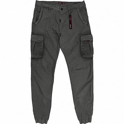 Chinos Cargo με λάστιχο στον αστράγαλο σε γκρι Chinos Cargo με λάστιχο στον αστράγαλο σε γκρι