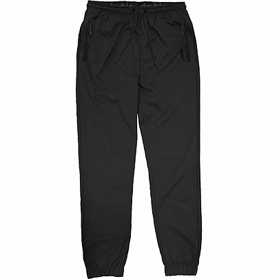 Tech Fabric Jogger Pants With Elastic Hem σε μαύρο