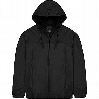Jackets (Lightweight) Teck Fabric With Pollar Fleece Inside σε μαύρο