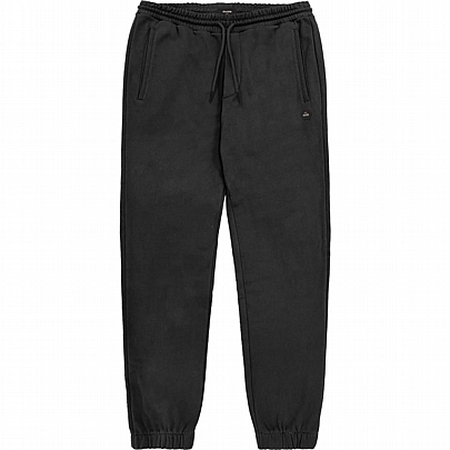 Brushed fleece Pant παντελόνι φόρμα με λάστιχο στον αστράγαλο σε χρώμα μαύρο