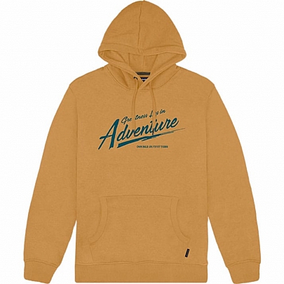 Ανδρική μπλούζα φούτερ σε χρώμα μουσταρδί Ανδρική μπλούζα φούτερ σε χρώμα μουσταρδί