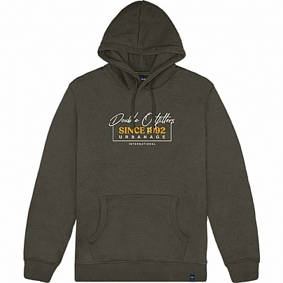 Hoodie With Graphic Print (Brushed Fleece)σε χακί Hoodie With Graphic Print (Brushed Fleece)σε χακί