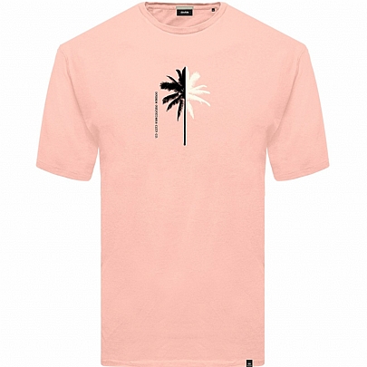 Graphic Print T-Shirt σε ροζ
