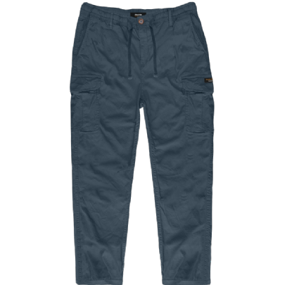 Cargo pants με λάστιχο στήν μέση σε χρώμα stoneblue