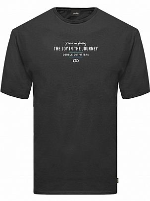 T-shirt με τύπωμα σε μαύρο T-shirt με τύπωμα σε μαύρο