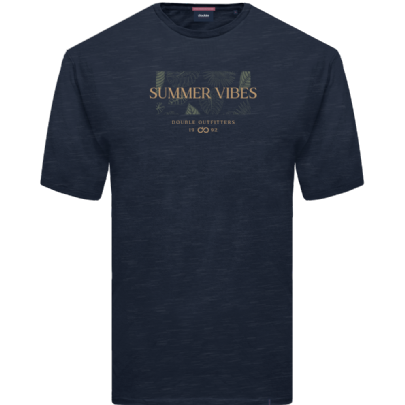 Flama T-Shirt με τύπωμα σε μπλε σκούρο