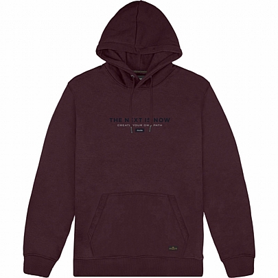 Hoodie φούτερ με κουκούλα σε χρώμα μπορντό