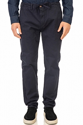 Chinos Casual παντελόνι με λάστιχο στη μέση σε μπλε σκούρο