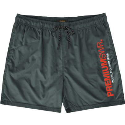 Swim Shorts (4-Way Stretch) σε χακί-γκρι