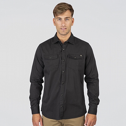 Jean πουκάμσο δίτσεπο σε μαύρο