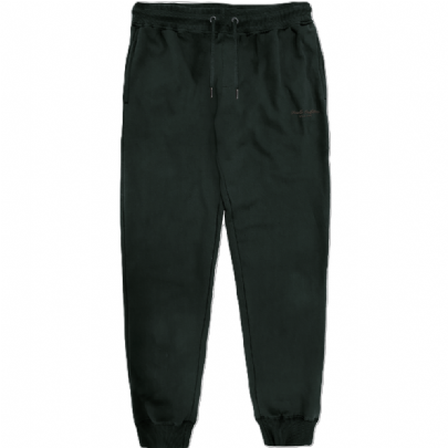 Terry Fleece παντελόνι με λάστιχο στον αστράγαλλο σε πράσινο σκούρο