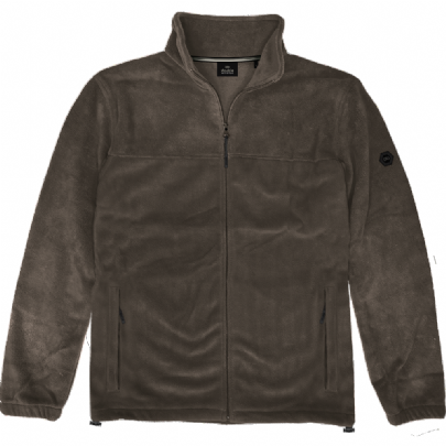 Polar Fleece Top Full Zip σε γκρί ανθρακί χρώμα