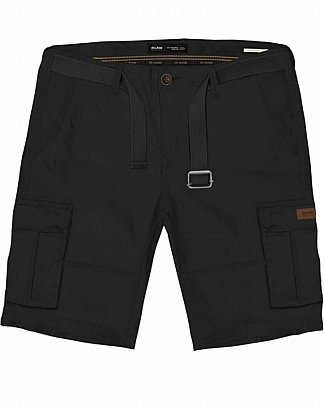 Βερμούδα με εξωτερικες τσεπες σε μαύρο